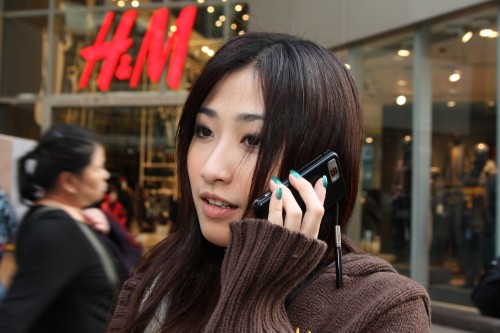 Leanne 使用 Omnia i908 通話實況。