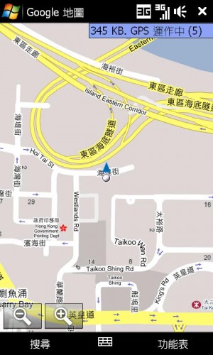 HTC Touch HD-定位時間:53 秒 HTC Touch HD-定位時間:53 秒