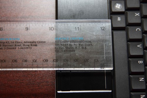 TouchPad 直向長度：33mm