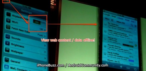 iphone android offline gmail